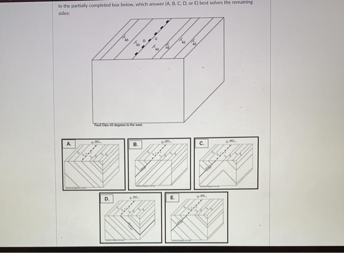 Solved In the partially completed box below, which answer | Chegg.com