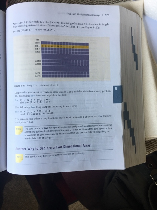 Solved Lab 2: (one task for Program 5): Declare an array of | Chegg.com