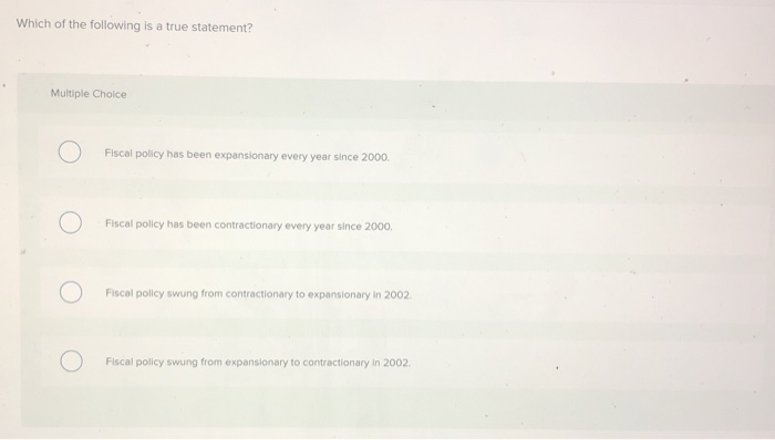 Solved Which of the following is a true statement? Multiple | Chegg.com