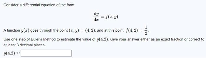 Solved Consider a differential equation of the form | Chegg.com
