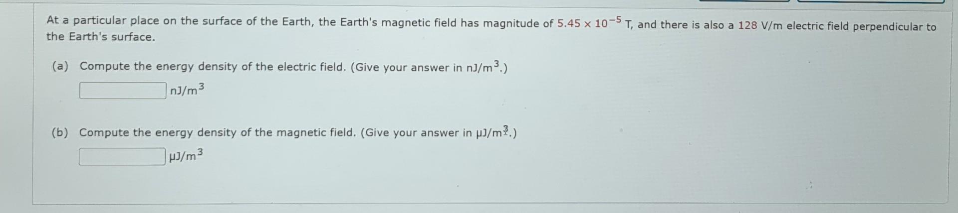 Solved At a particular place on the surface of the Earth, | Chegg.com