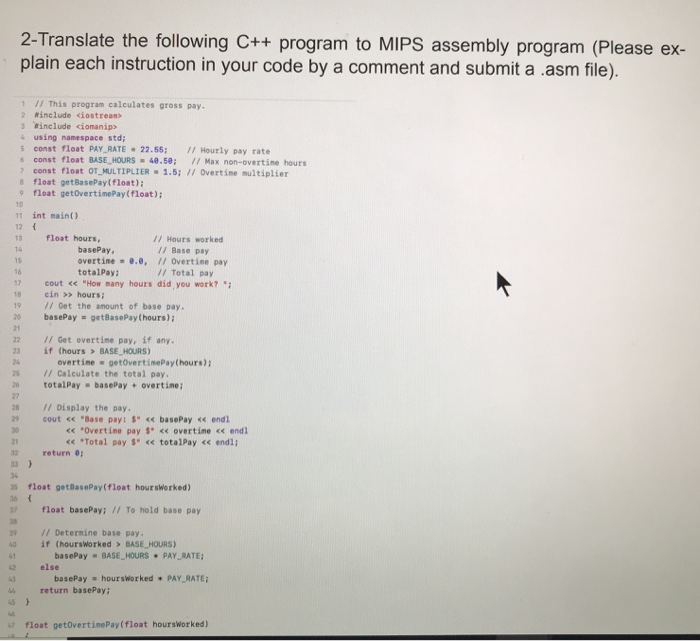 C++ to mips converter Clearance