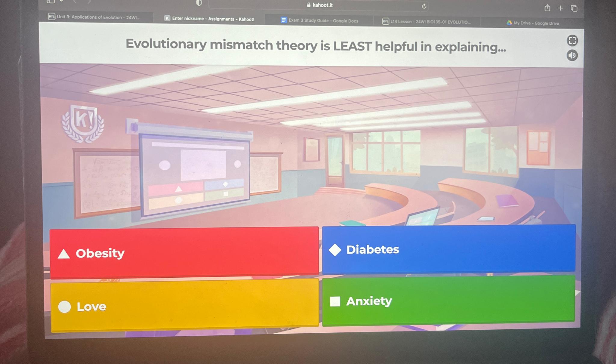 Solved Evolutionary mismatch theory is LEAST helpful in