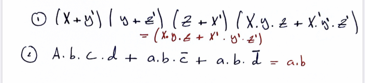 Simplify the boolean algebra expressions show all the | Chegg.com