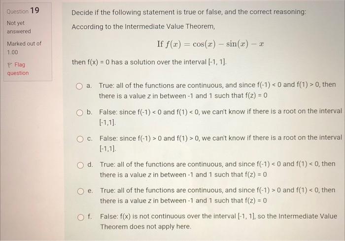 Solved Decide If The Following Statement Is True Or False, | Chegg.com