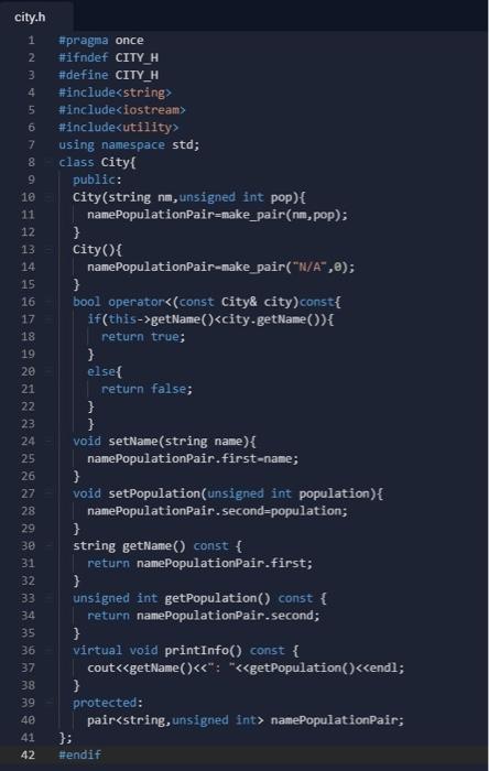 Solved In main.cpp do the following step by step: 1. | Chegg.com