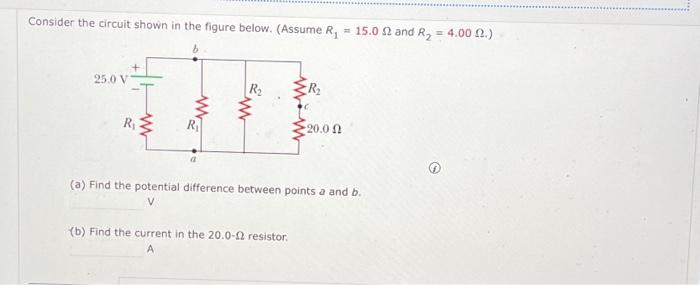 Solved Consider The Circuit Shown In The Figure Below. | Chegg.com