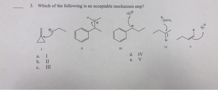 Solved Which of the following is an acceptable mechanism | Chegg.com