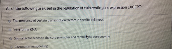 Solved All Of The Following Are Used In The Regulation Of | Chegg.com