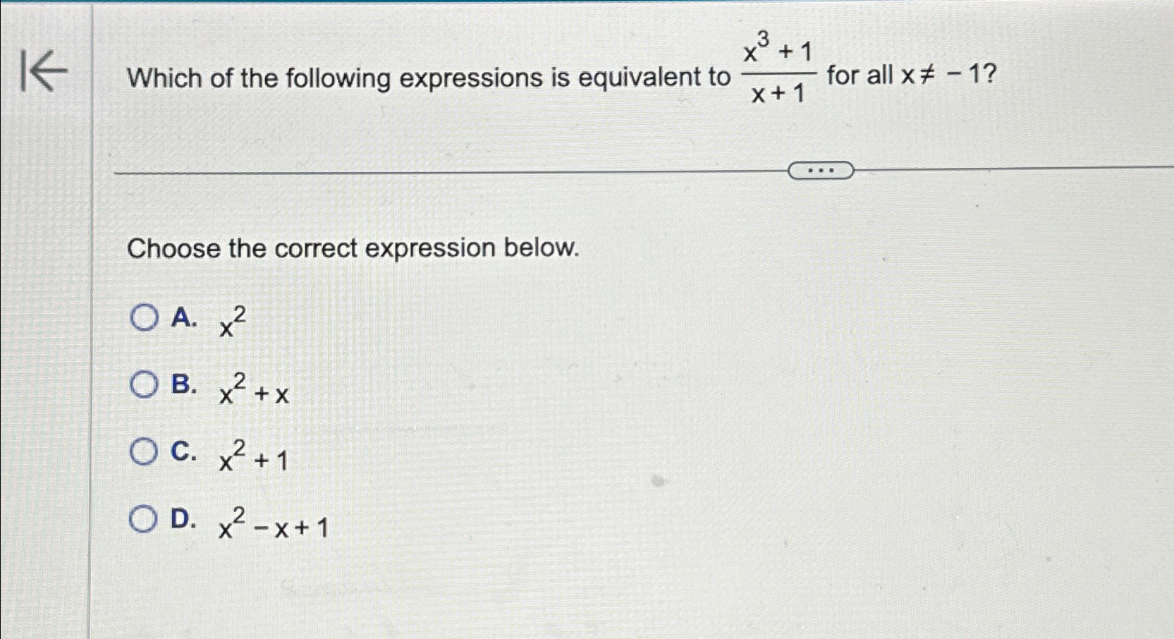 which expression is equivalent to 7x 3 2 x 8 1 2
