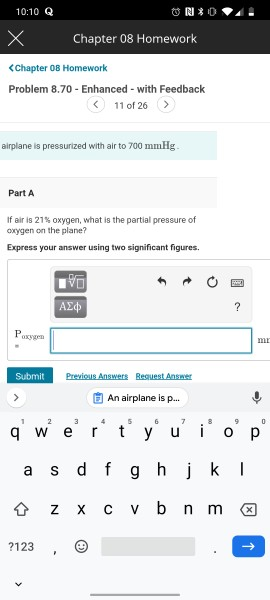 Solved 10:10 Q OND Х Chapter 08 Homework | Chegg.com