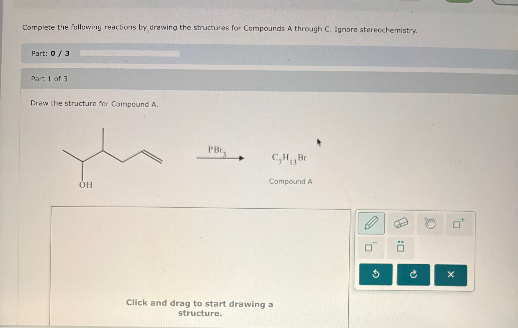 Solved Complete the following reactions by drawing the | Chegg.com