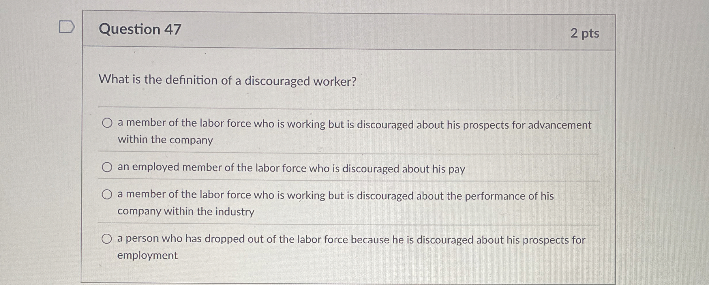 Solved Question 472 ﻿ptsWhat is the definition of a