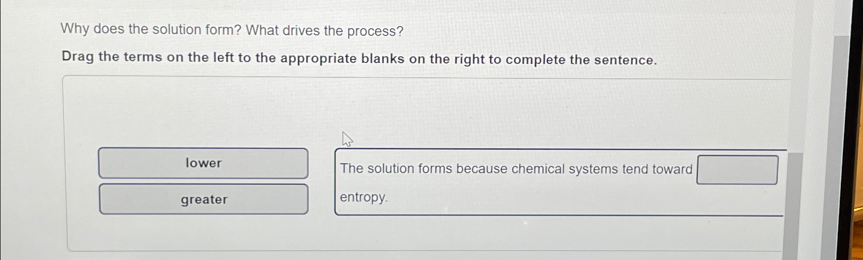 Solved Why does the solution form? What drives the | Chegg.com