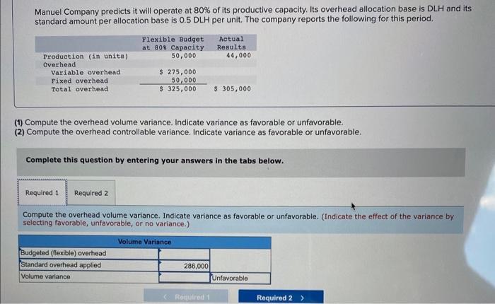 solved-manuel-company-predicts-it-will-operate-at-80-of-its-chegg