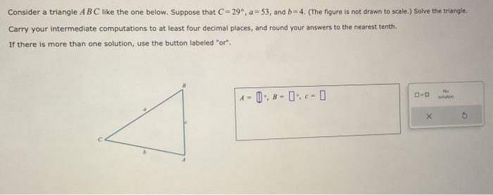 C = 29°, A = 53, B = 4A = ?°, B = ?°, C = ? | Chegg.com