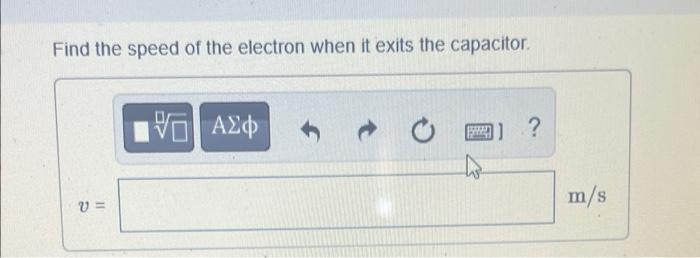 Solved Part A The figure shows an electron entering a | Chegg.com