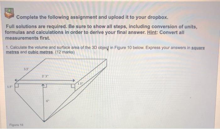 Solved Complete the following assignment and upload it to | Chegg.com