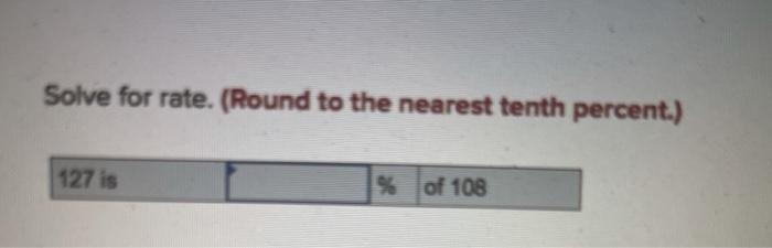 Solved Solve for rate. (Round to the nearest tenth percent.) | Chegg.com