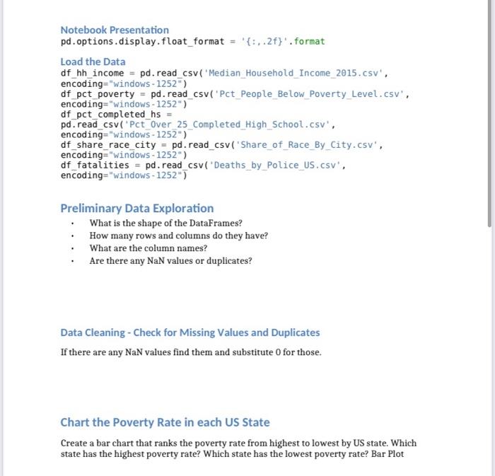 Solved PART 1 Please write the codes for part 1 of the | Chegg.com