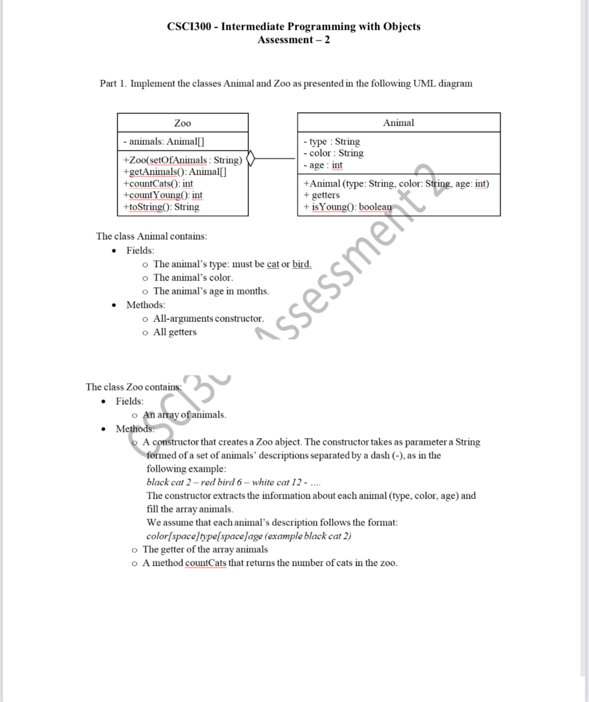 Solved Write A Java Programpart Implement The Classes Chegg Com