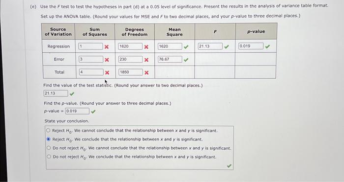 Solved (a) Compute The Mean Square Error Using Equation S2= | Chegg.com