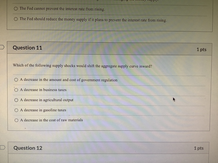 Solved Question 1 1 pts Which of the following is most | Chegg.com