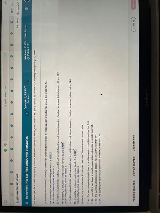 Solved B Mylab.pearson.com O 0 20225U-MATH-1342-86012 | Chegg.com