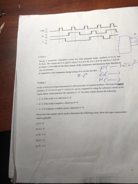 Solved D A Maitude Comparto Circuit For 2 Bit Unsigned Bi Chegg Com