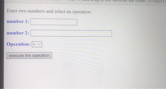 Solved wrrite php and html code for calculate two numbers | Chegg.com