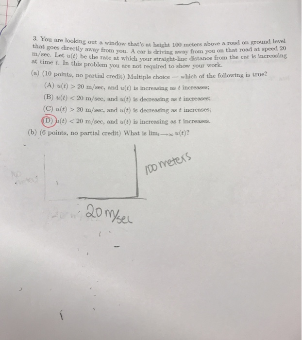 Solved can you please EXPLAIN why part a is D and how to do | Chegg.com