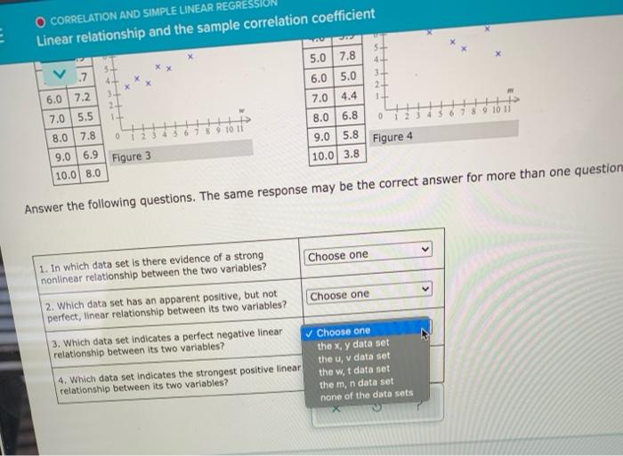 Solved Ch O CORRELATION AND SIMPLE LINEAR REGRESSION Linear | Chegg.com