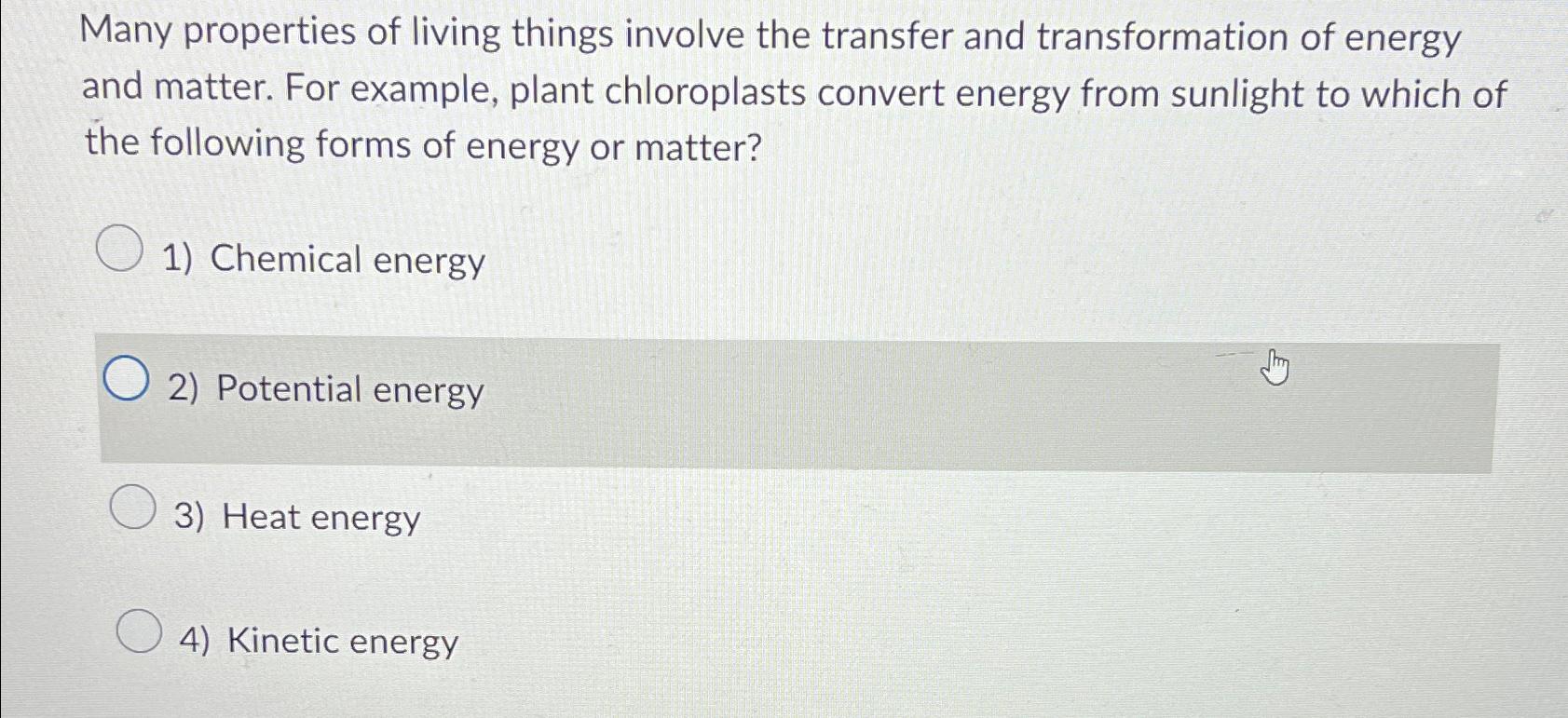 life requires the transfer and transformation of energy and matter