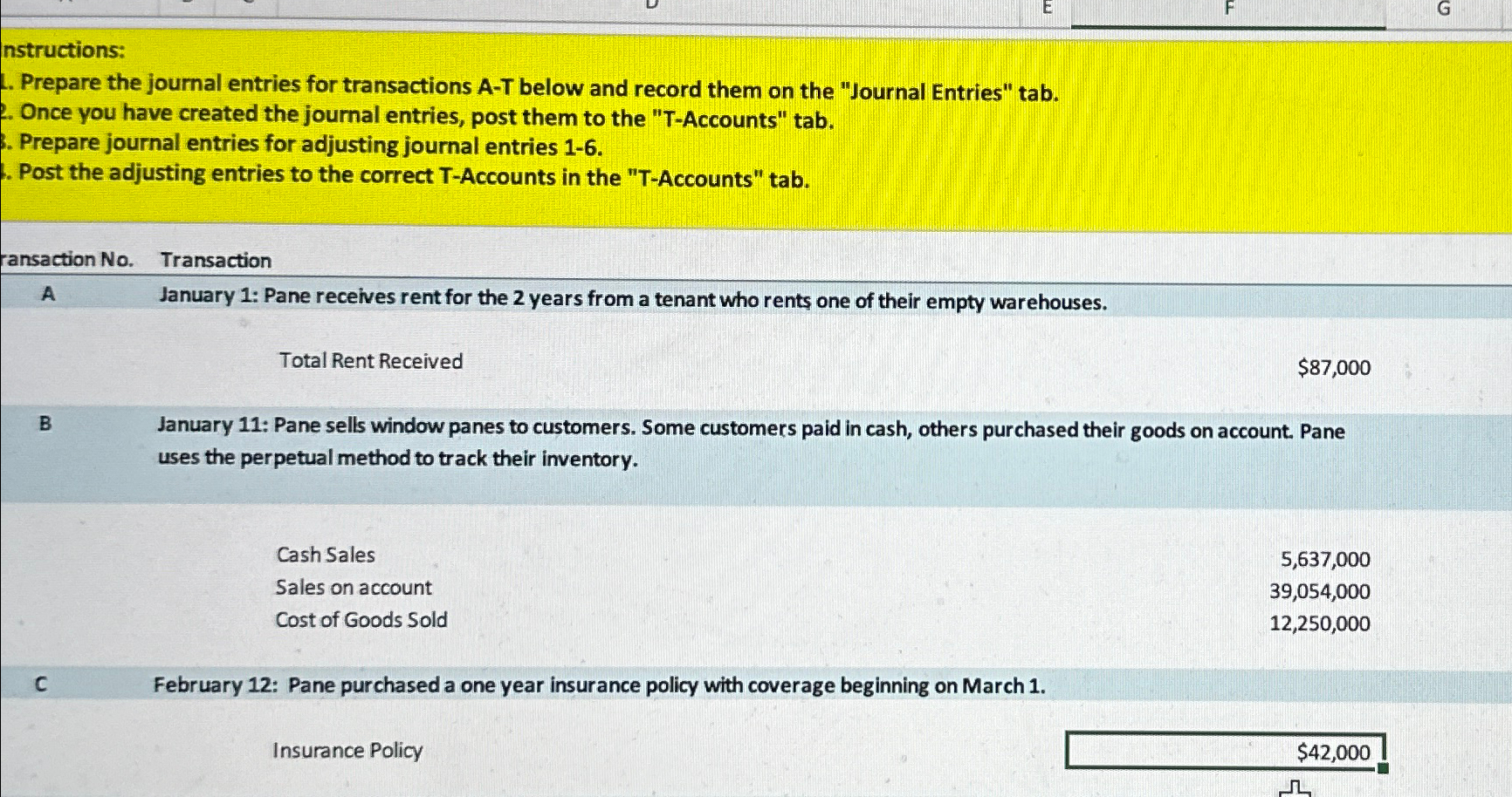 Solved nstructions:Prepare the journal entries for | Chegg.com