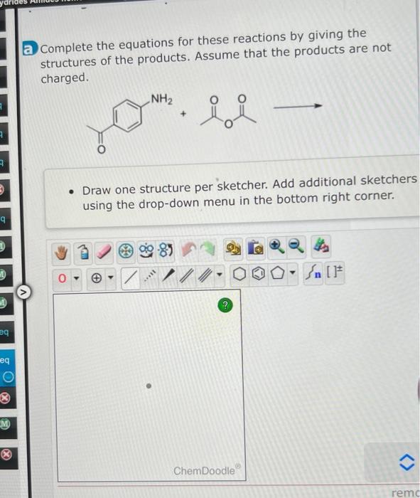 Solved Complete The Equations For These Reactions By Giving | Chegg.com