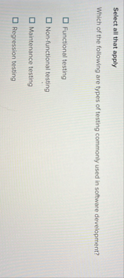 Solved Select all that applyWhich of the following are types | Chegg.com