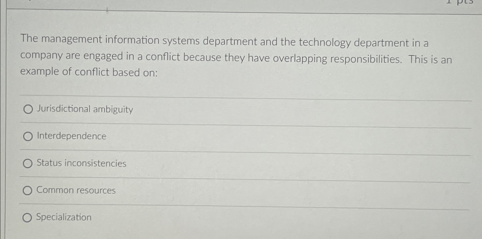Solved The management information systems department and the | Chegg.com