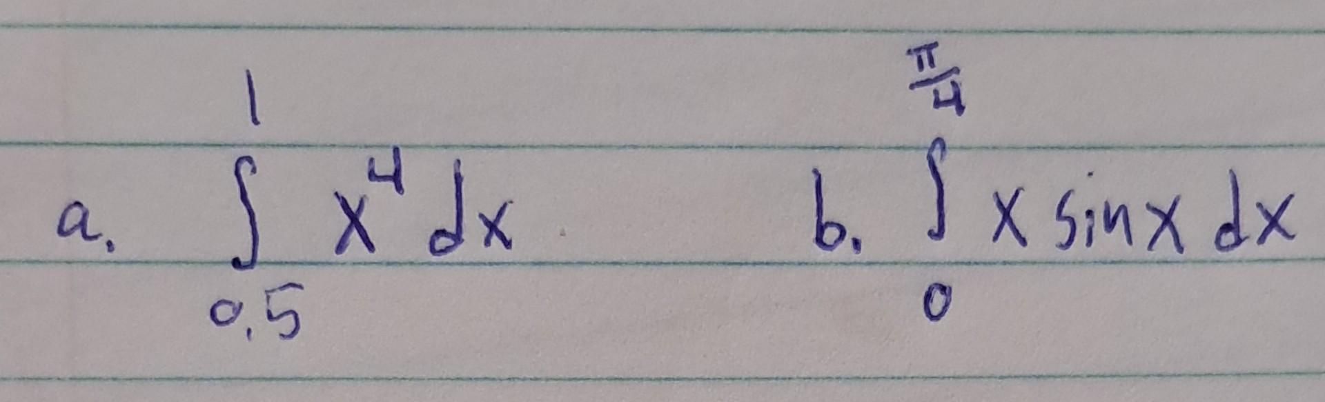 Solved Approximate the following integrals using Simpsons | Chegg.com