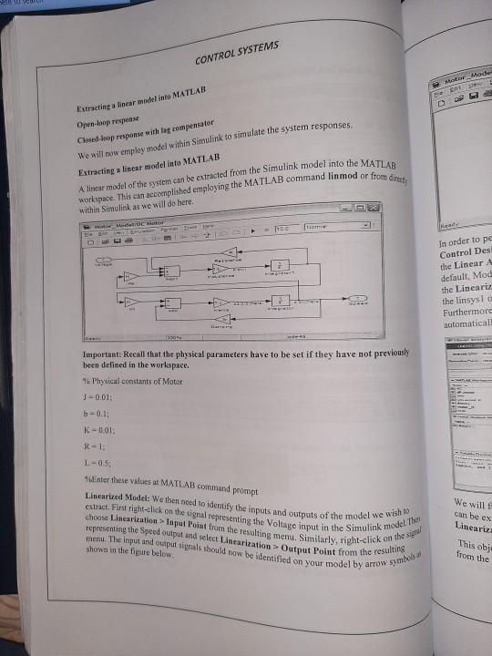 I AM SHARING YOU TWO TASK OF MY CONTROL SYSTEM LAB | Chegg.com