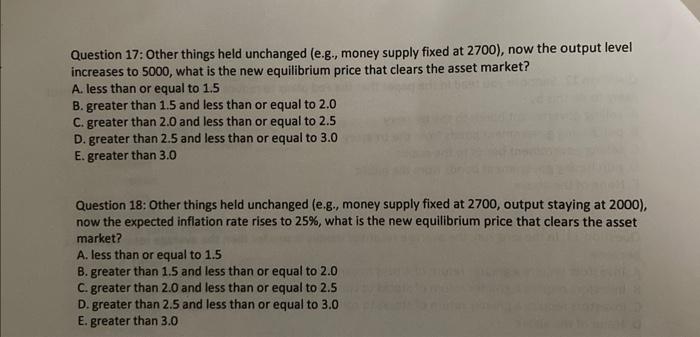 Solved Please use the information provided below to answer