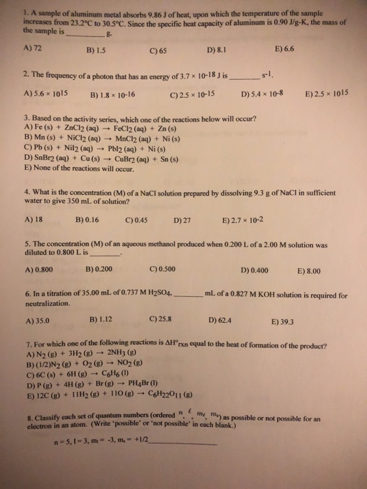 solved-1-a-sample-of-aluminum-metal-absorbs-9-86-j-of-heat-chegg