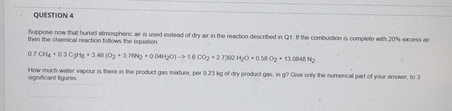 Suppose now that humid atmospheric air is used | Chegg.com