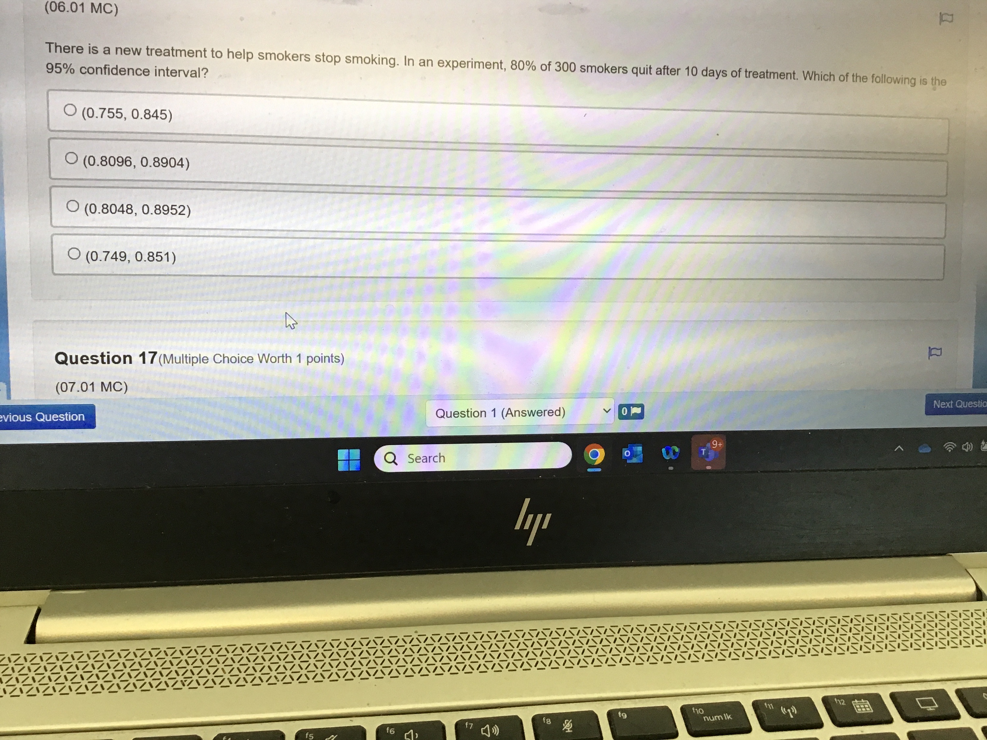 [Solved]: (06.01 MC) There is a new treatment to help smok