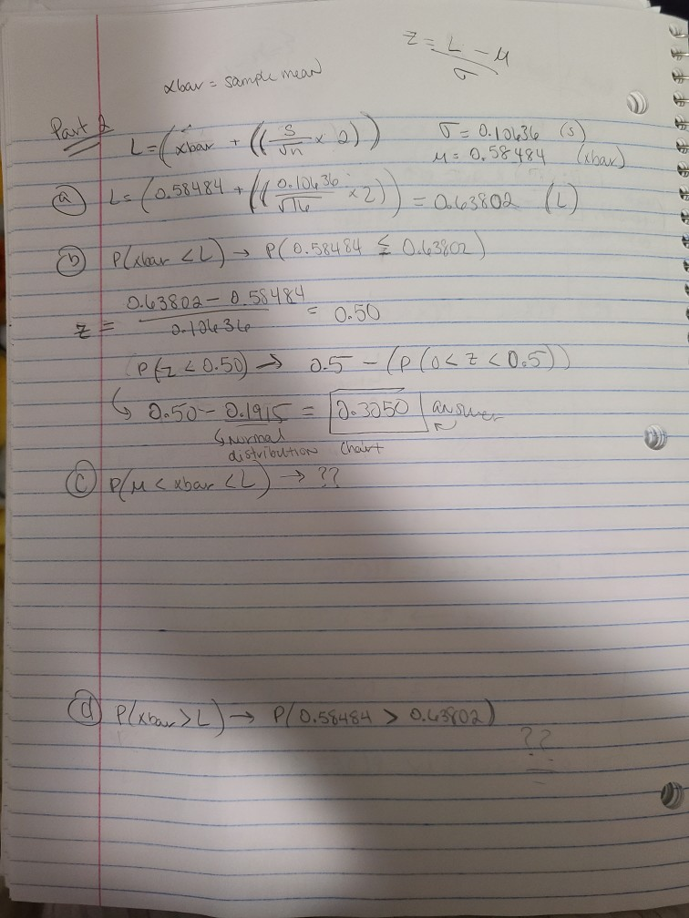 Solved Hello! I would like help on part b-d. I did b to the | Chegg.com