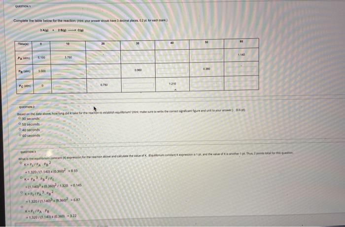 Solved this question has three parts, if possible all three | Chegg.com