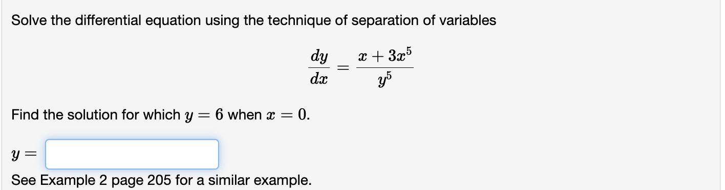 Solved Solve the differential equation using the technique | Chegg.com