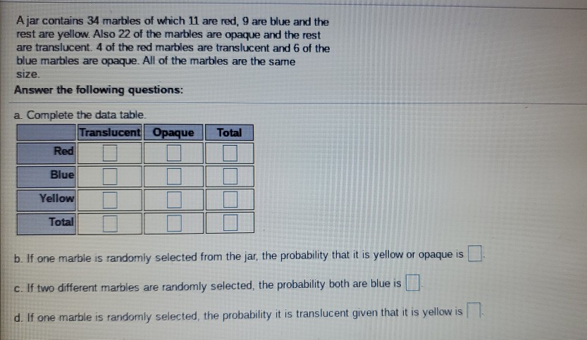 total 9 yellow