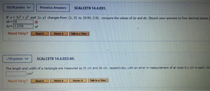 Solved Y Charges From 1 3 To 0 95 2 9 Compare The V Chegg Com