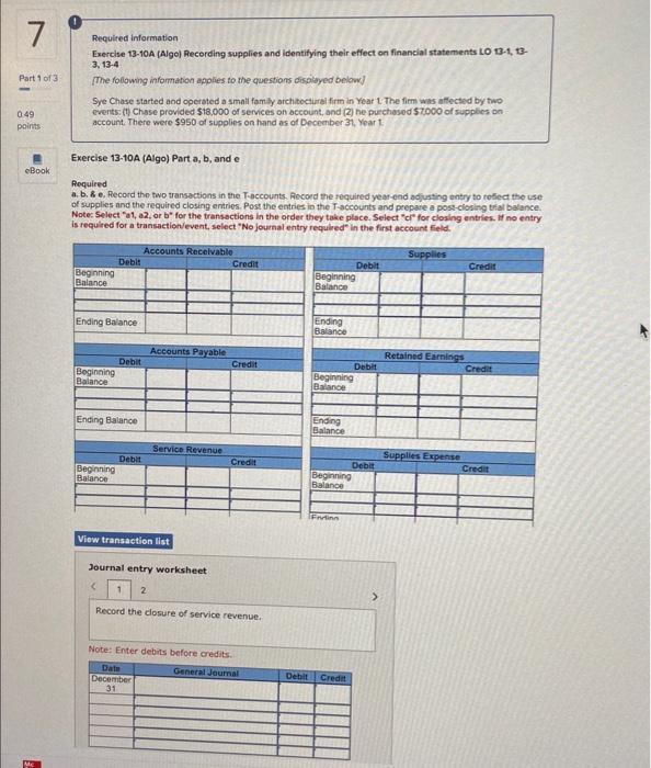 Solved Exercise 13-7A (Static) Identifying Increases And | Chegg.com