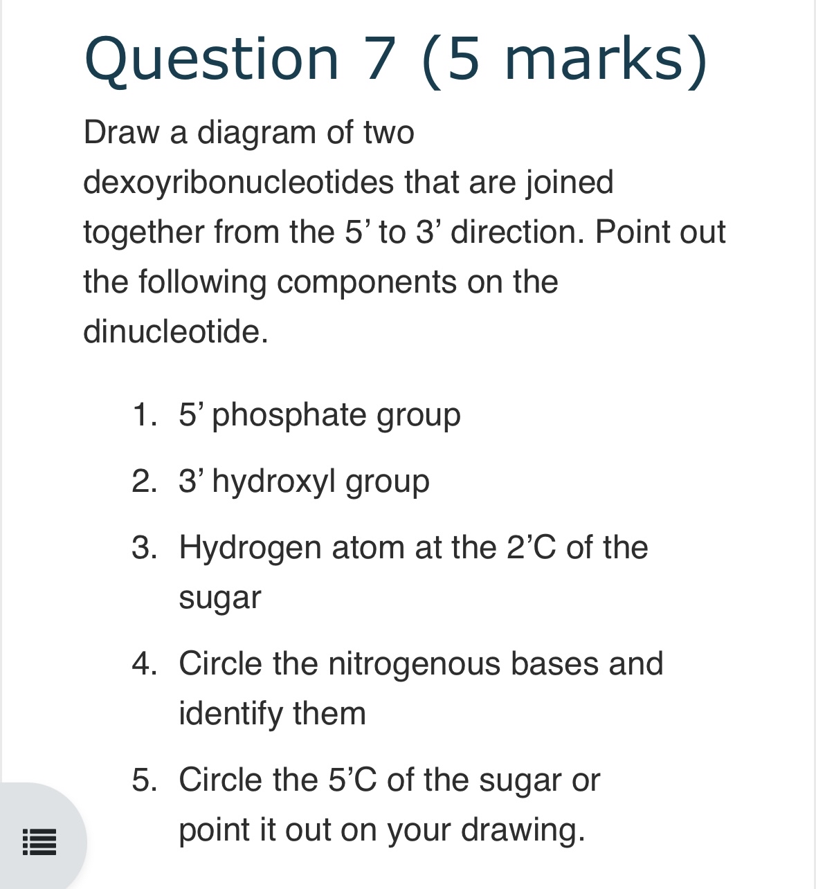 Solved Question 7 (5 ﻿marks)Draw a diagram of two | Chegg.com